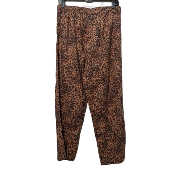NWOT AERIE Animal Print Wide Leg Lounge Pants S - Picture 7 of 9